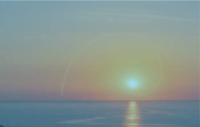 Zonsondergang Heilige Geometrie Gulden Snede